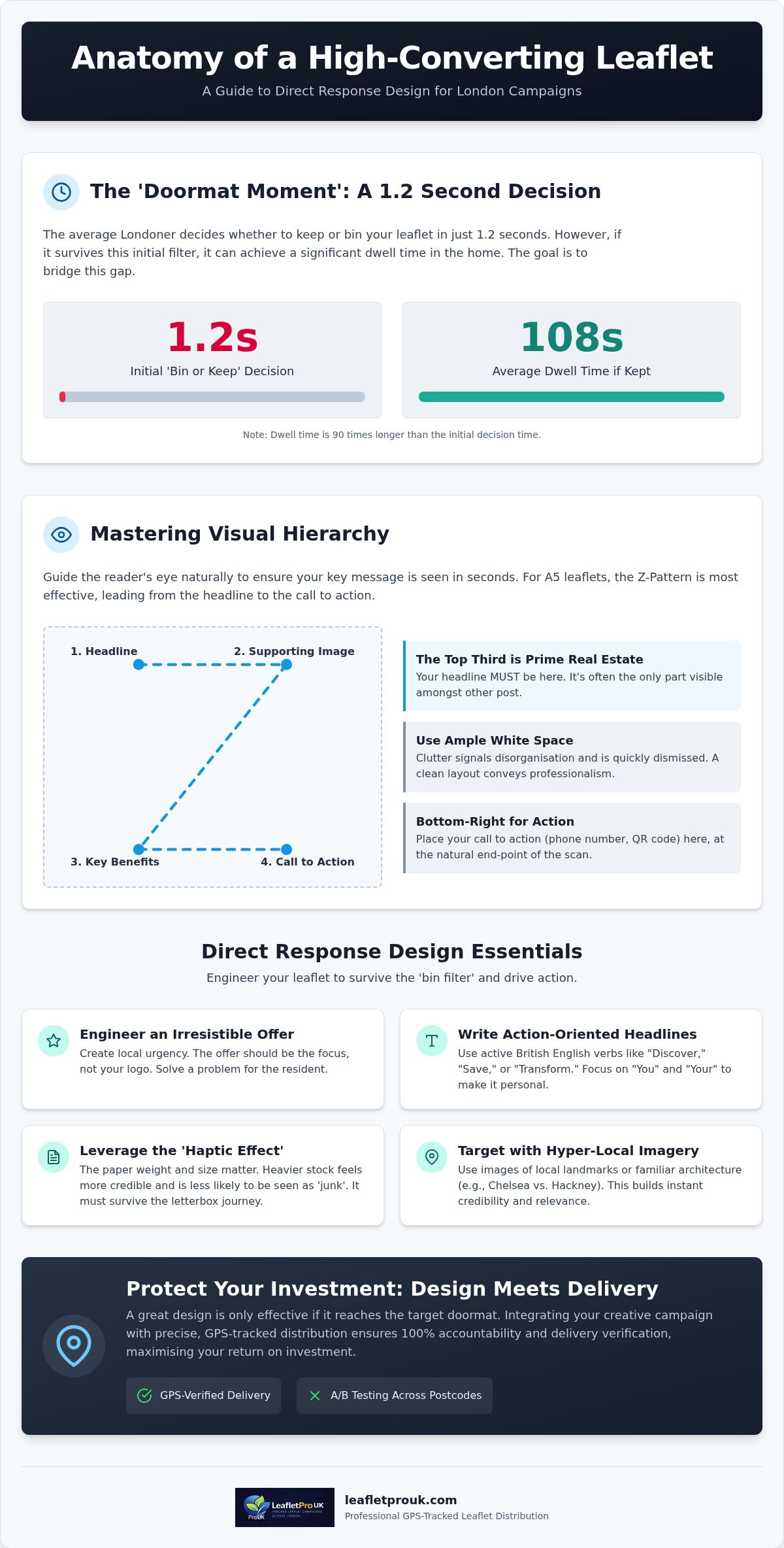 Direct Response Leaflet Design Tips: Engineering Your London Campaign for ROI in 2026