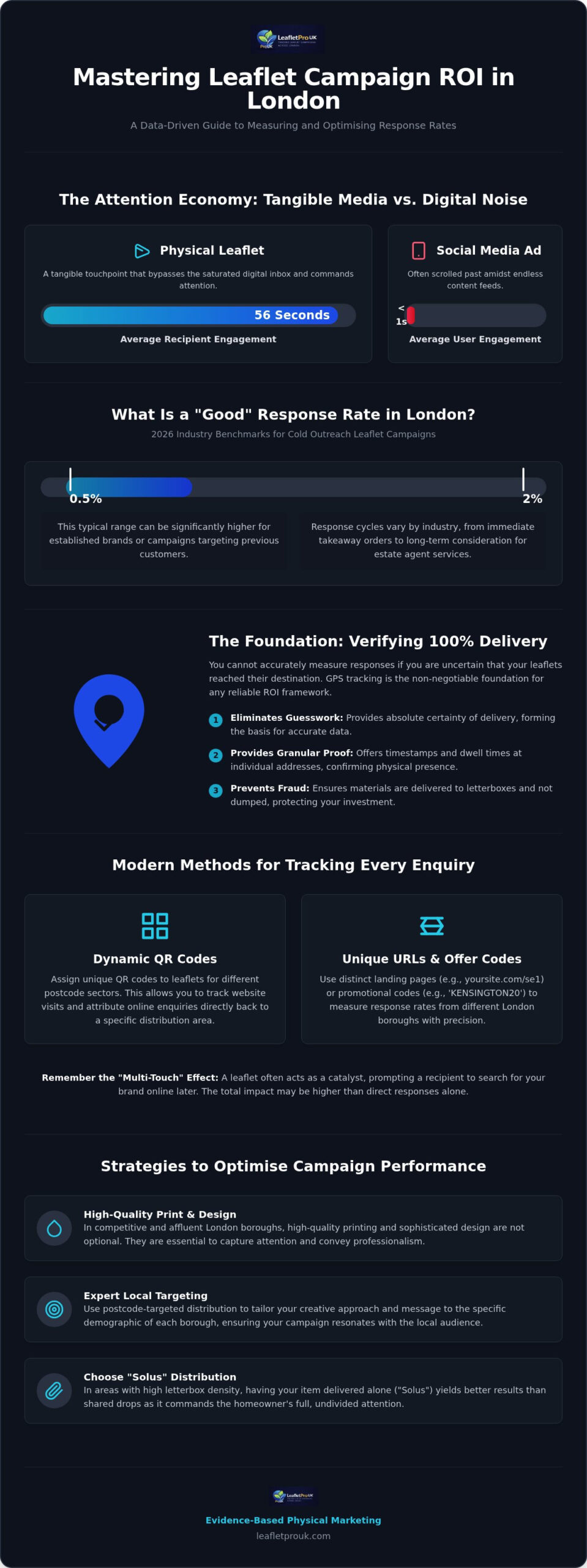 Tracking Leaflet Distribution Response Rates in London: The 2026 ROI Framework
