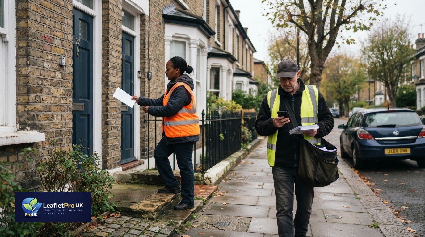 Leaflet campaign planning checklist for print and response tracking